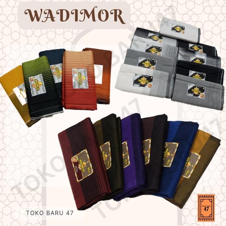 [TNC] Sarung Wadimor pria Dewasa dan Anak Songket Polos Tumpal Lilin Manise Hitam Putih BW murahMoti