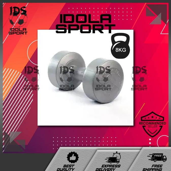 KHUSUS GOJEK dumble / barbel plastik win star 8kg murah