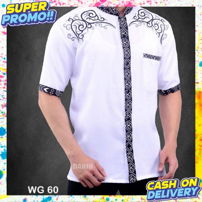 Pakaian Koko Pria Terbaru 2024 Kemko Atasan Laki Laki Lebaran Kokoh Kekinian Remaja Premium Ori Baha