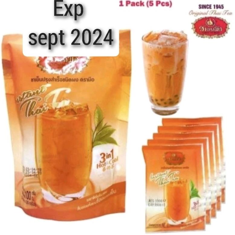 

Ready Thai tea chatramue 3 in 1 instan