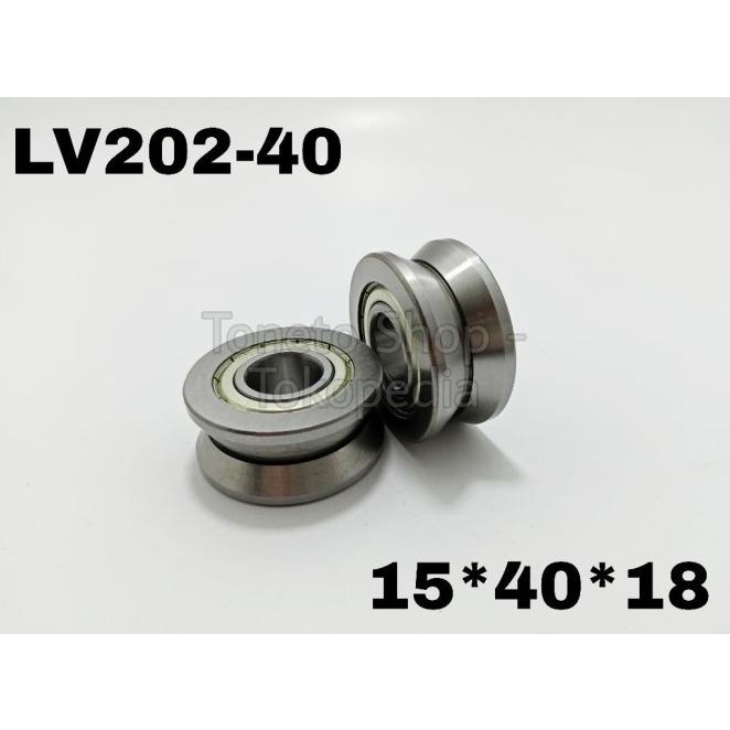 Lv202-40 Zz / V-40 V Groove Roller Bearing Linear Guide Ball Bearing