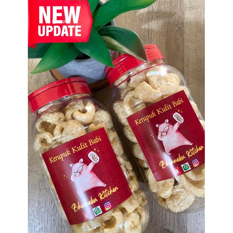 

Ready Kerupuk Kulit Babi Premium 2Liter