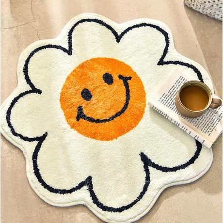 Karpet Bulu Tebal Karpet Bulat Round Carpet Karpet Ruang Tamu