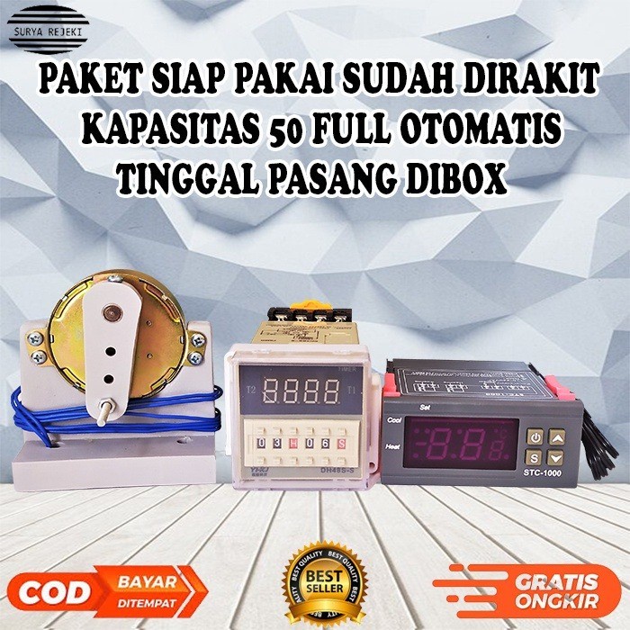 Mesin penetas telur otomatis sistem rak geser penetas telur otomatis k