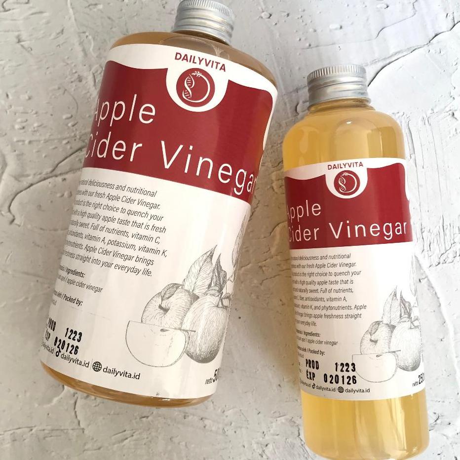 

Dailyvita - Cider Vinegar 250Ml/ Cider Vinegar 500Ml| Cuka Apel