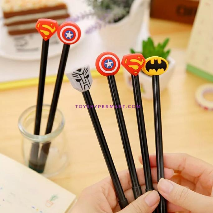 

Batman Superman Captain America Transformer Autobot Bolpen Pen