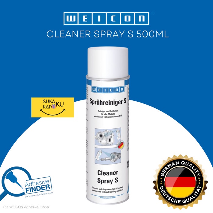 WEICON Cleaner Spray S 500ml / Spray Pembersih Logam Keramik Plastik