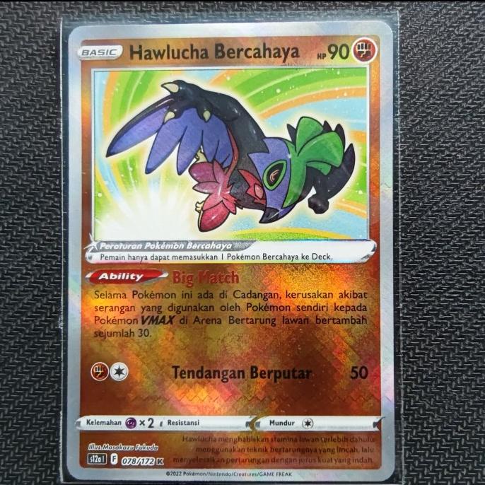 HAWLUCHA BERCAHAYA POKEMON TCG INDONESIA
