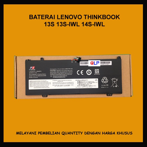 Baterai Lenovo ThinkBook 13s 14s V540S ThinkBook 13S-IWL L18D4PF0