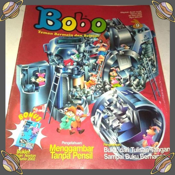 [4PS] MAJALAH ANAK-ANAK BOBO TAHUN 2002