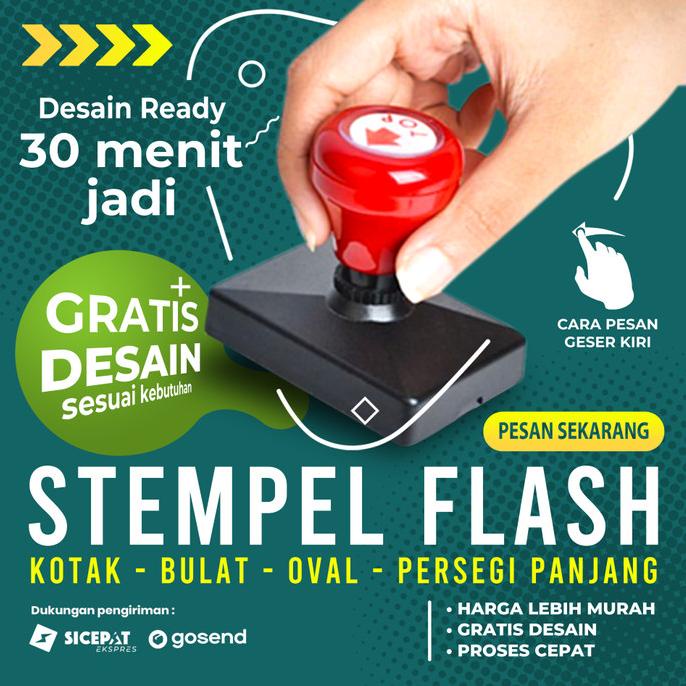 

Stempel Flash Otomatis | Free Desain | Pengerjaan Kilat
