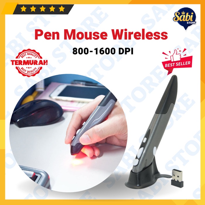 UNIK Mouse Pulpen Pen Mouse Wireless 500-1000 DPI Unik Lucu 4632C