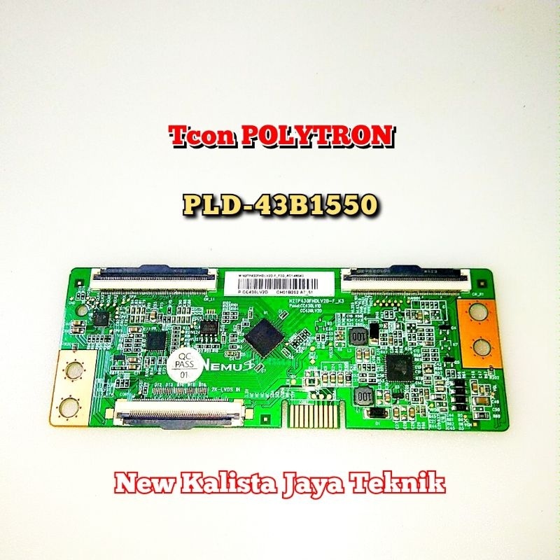 TCON POLYTRON PLD 43B1550 ORIGINAL NEMUS TCON 43B1550 TIKON 43B1550 TICON POLYTRON 43B1550 TCON LOGI