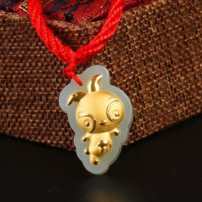 BIG SALE KALUNG ANAK 12 SHIO IMPORT, EMAS & GIOK 