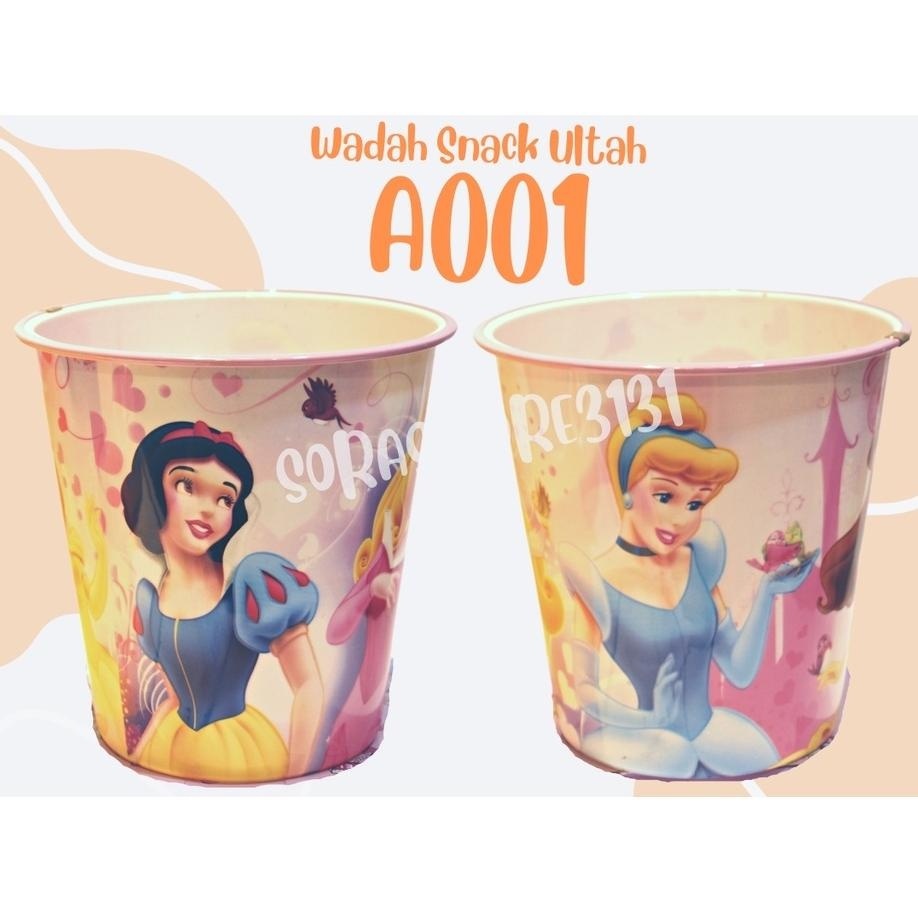 Special Promo (2 PCS) TONG SAMPAH TEMPAT SAMPAH / WADAH SNACK BULAT KARAKTER GOODIEBAG AKSESORIS SOU