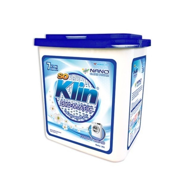 Minluch (0_0) Deterjen Bubuk So Klin Bio Matic Front Load Bukaan Depan 3 Kg