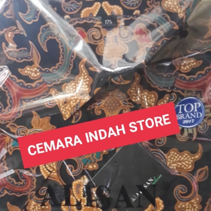 Kemeja Alisan Batik Lengan Pendek Size Jumbo Slimfit&Reguler