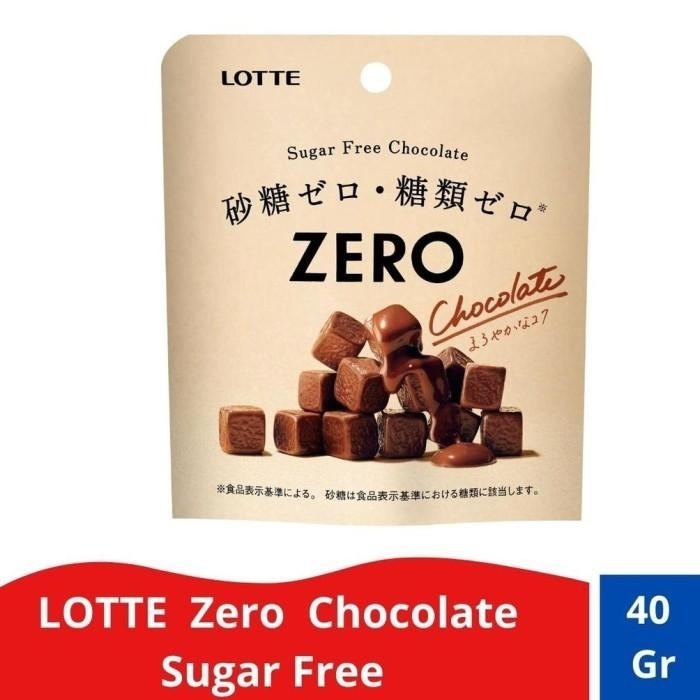 

Lotte Zero Sf Chocolate / Coklat Kubik Tanpa Gula 40Gr Best Seller