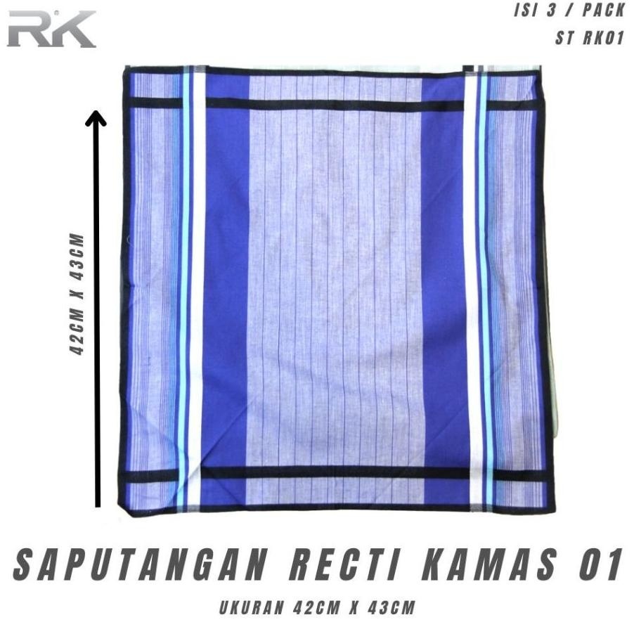 Recti Kamas Saputangan Unisex Isi 3Pcs