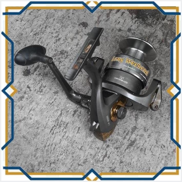 [mkl] pioneer reel pancing long wekeend lw-8000 pancing laut kondisi bahan