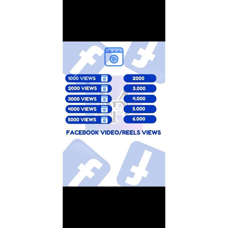 VIEWS FACEBOOK VIDEO/REELS MONETISASI TERMURAH