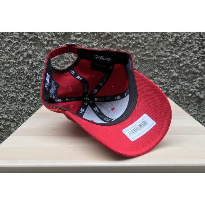 NEW PRODUK TOPI ANAK NEW ERA KIDS 9FORTY DISNEY LION KING PUMBAA RED CAP 100% ORI 