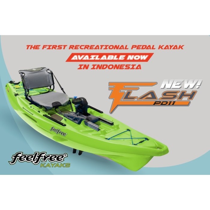 ✅Baru Feel Free Flash - Propeller Pedal Kayak - Kayak Fishing Terbatas