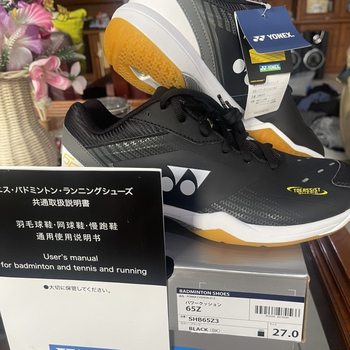 [Original] Sepatu Yonex Power Cushion Shb 65 Z3/Shb 65Z3 Jp Code Black Diskon