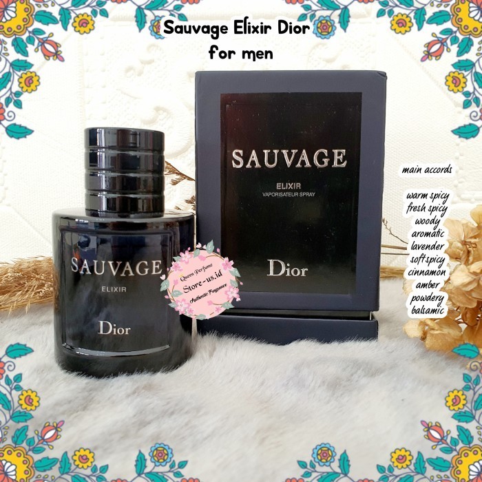 ✅New Parfum Christian Dior Sauvage Elixir 60Ml Original Diskon