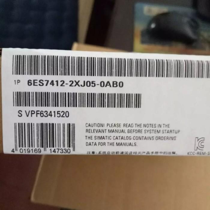✅Ori Plc Siemens S7 400 Cpu412 - 2 6Es7412-2Xj05-0Ab0 Original Germany Limited