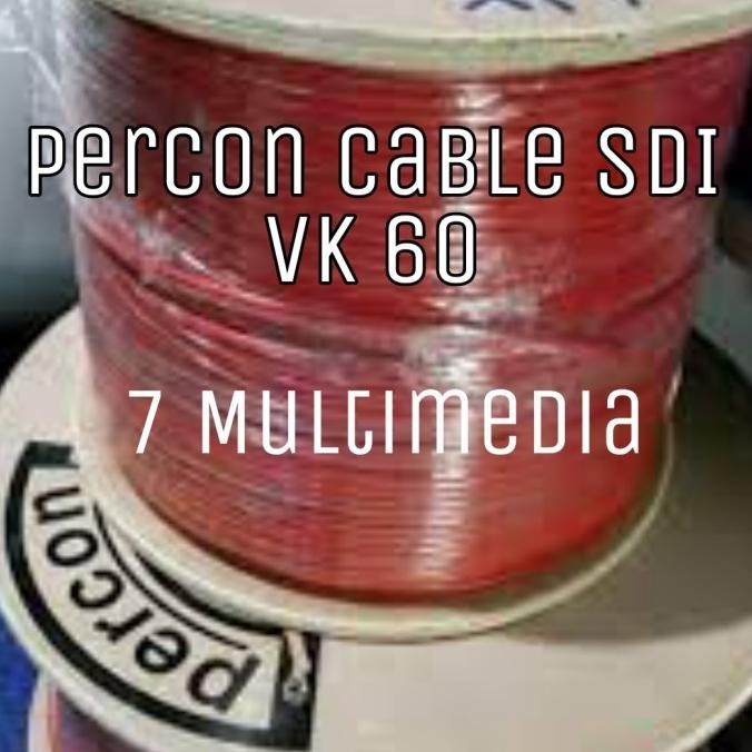 Kekinian Cable Video SDI Percon VK 60 /Meter 
