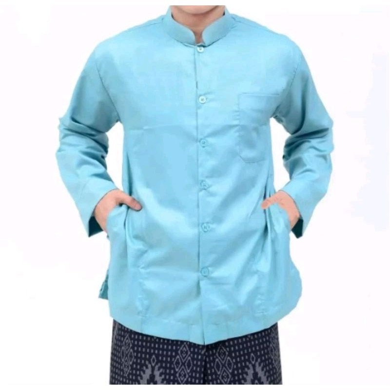 Promo Baju Koko Haibah Koko Habib Koko Haibah Koko Polos Baju Muslim Pria Koko Putih