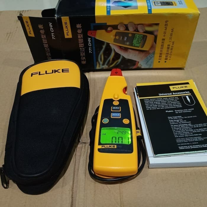 ✅Original Fluke 771 Milliamp Process Clamp Meter Tang Ampere Digital Ma Limited