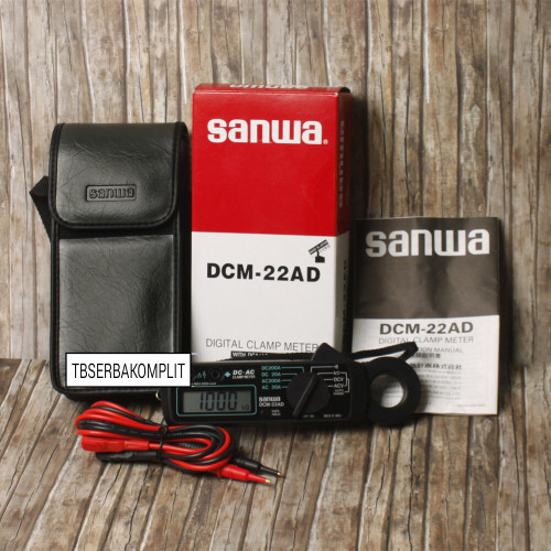 ✅Ready Sanwa Dcm-22Ad Ac Dc Digital Clamp Meter Tang Amper 200A Dcm22Ad Terbatas