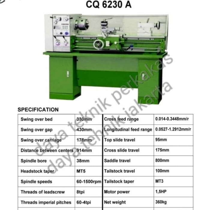 ✨New Ori Mesin Bubut Besi Westco Cq 6230 A - Bench Lathe Westco - Mesin Bubut Terbaru