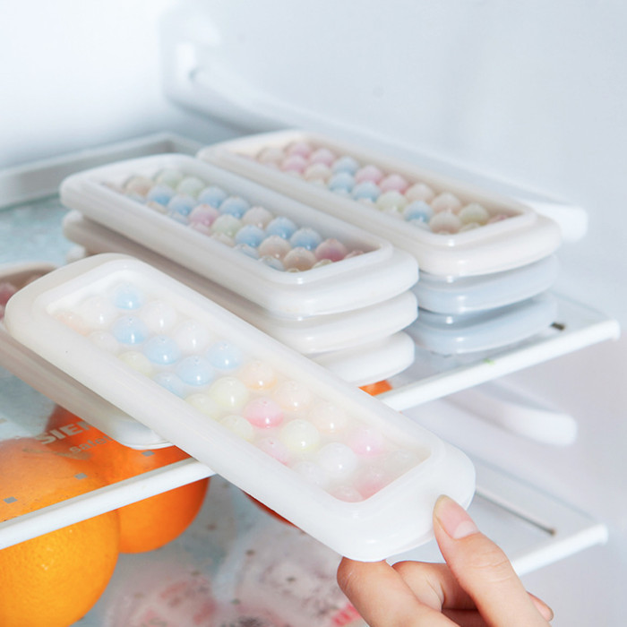 Cetakan Es Batu Bulat La Kecil Mini Agar Agar Puding