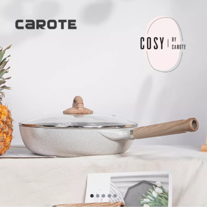 [New Ori] Carote Collection 28 Cm Fry Pan  Tutup Terbatas