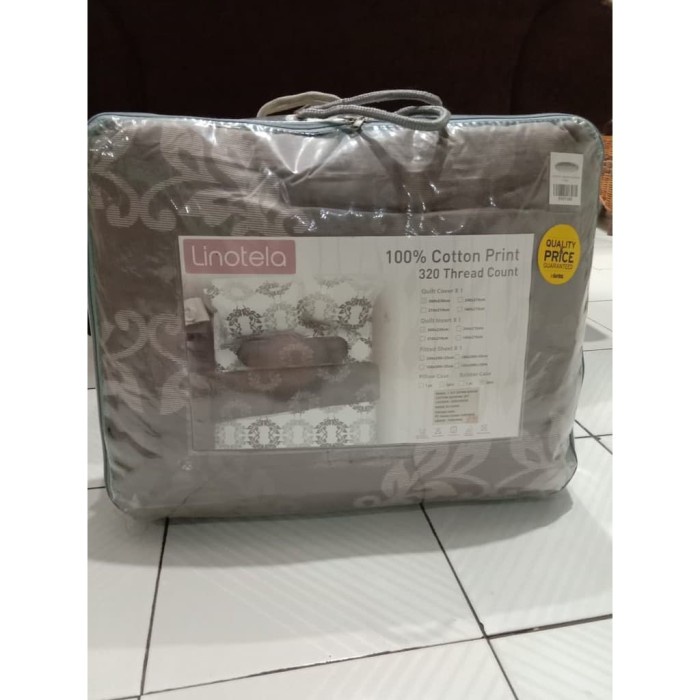 [New Ori] Bedcover Linotela King Size 200 X 200 100 Cotton Print Diskon