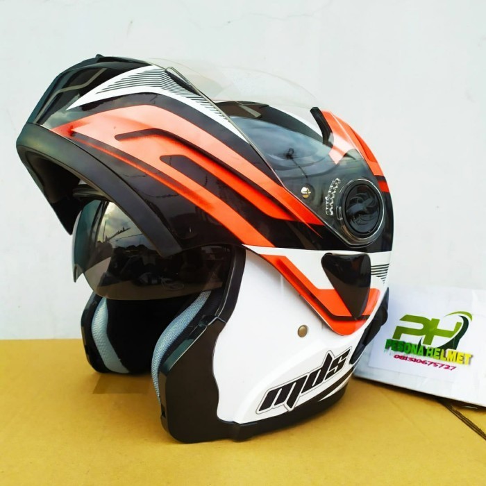 [New] Helm Mds Pro Rider #2 Double Visor Terbatas