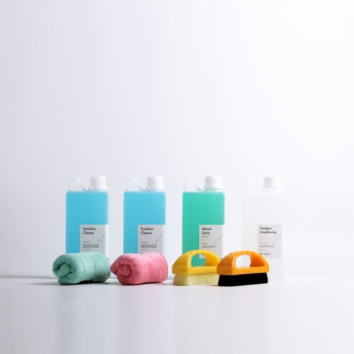 [New] Paket 2 Usaha Laundry  Pembersih Sepatu  Pembersih Tas Terbaru