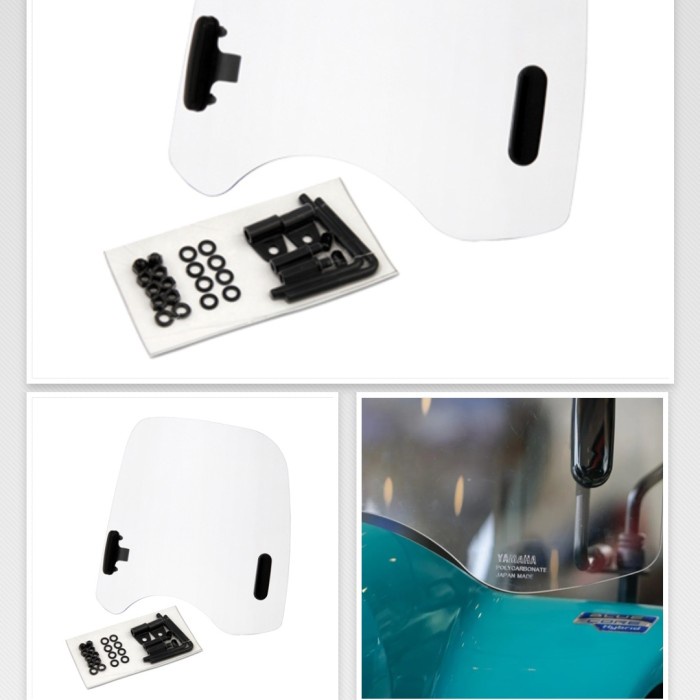[New] Visor Windshield Short Yamaha Fazzio Original Aksesoris Yamaha Terbatas