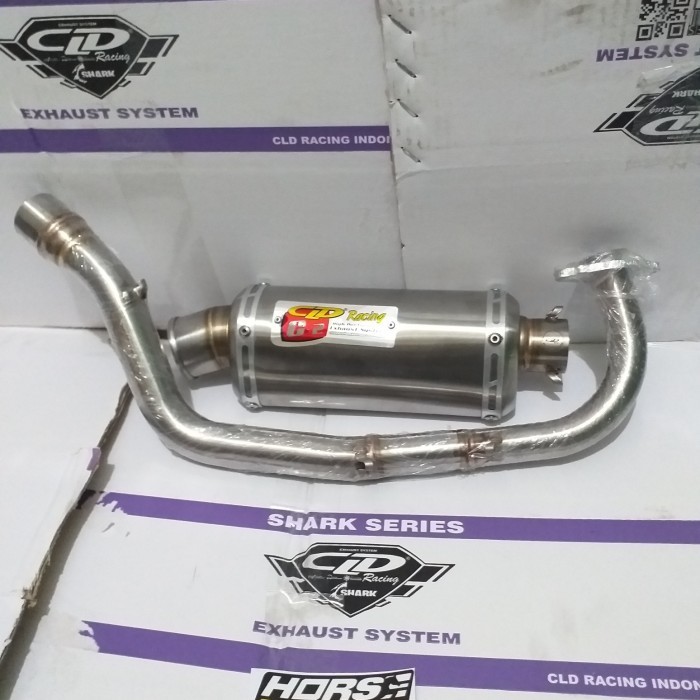 [Original] Knalpot Cld Racing Beat Scoopy C2 Oval Doff Limited