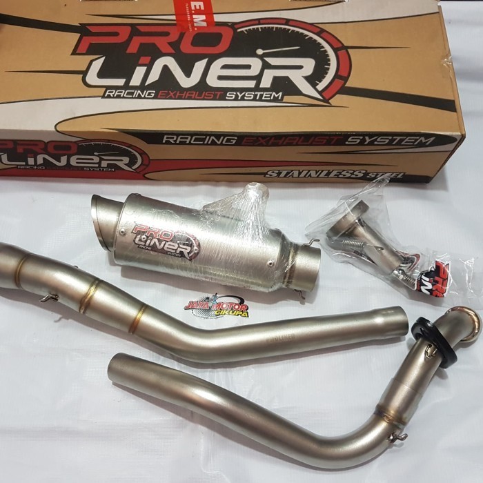 [Original] Knalpot Proliner Tr 1R Short Yamaha Mx King 150 Limited