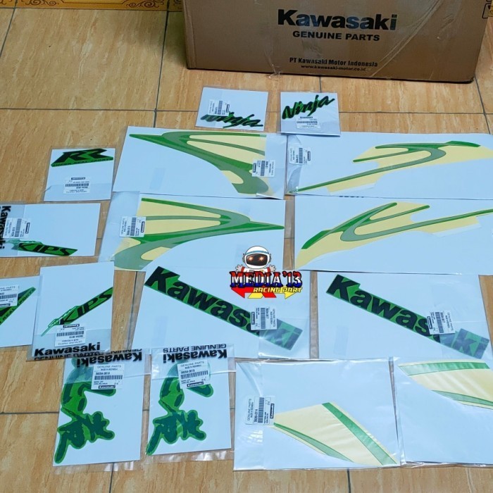 [Original] Striping Ninja Rr Old Hijau Metalic Striping Rr Old Hijau Original Diskon