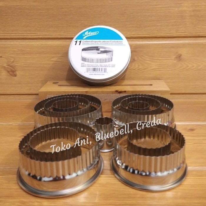 

[New Ori] Ateco 11 Pcs Fluted Round Cutter Set Berkualitas