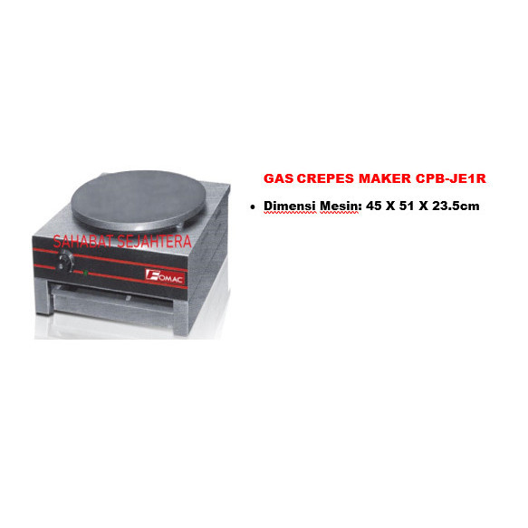 [New Ori] Gas Crepes Maker Cpb-Je1R Mesin Pembuat Crepes Diskon