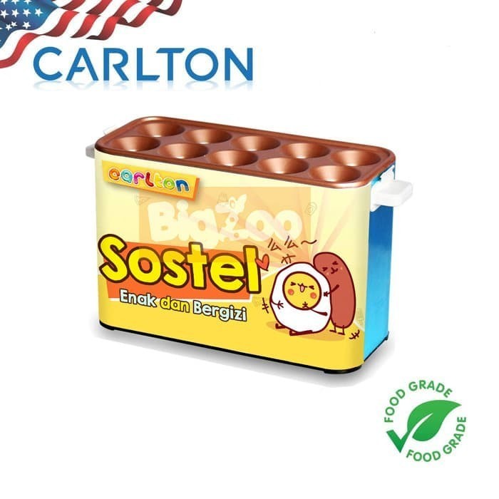 [New Ori] Mesin Sosis Telur Pemanggang Sosis Telur 10 Lubang Carlton Berkualitas