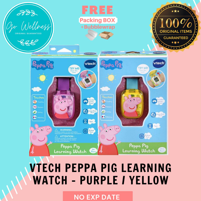 VTech Peppa Pig Learning Watch - Purple