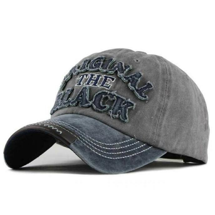 Topi Baseball / Topi Snapback Cap Original The Black