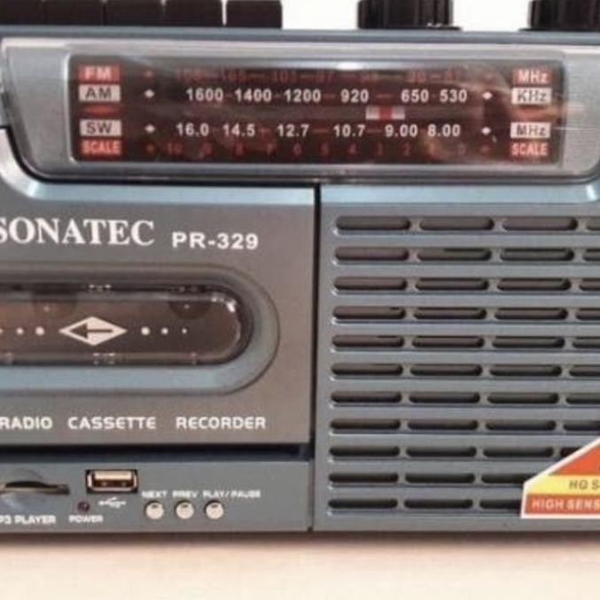 RADIO SONATEC PR-329 RADIO KASET USB AM/FM